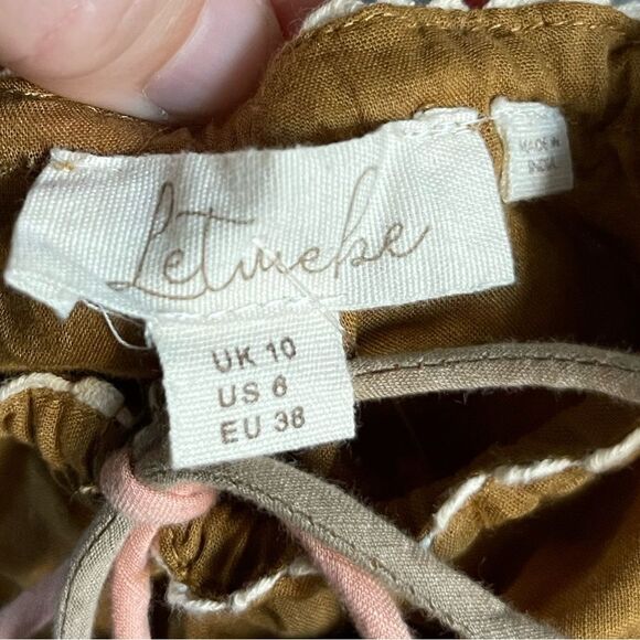 Anthropologie Let Me Be Letizia Colorblocked Dress in Pink Combo - Picture 8 of 15